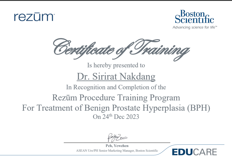 rezum prostate pattaya