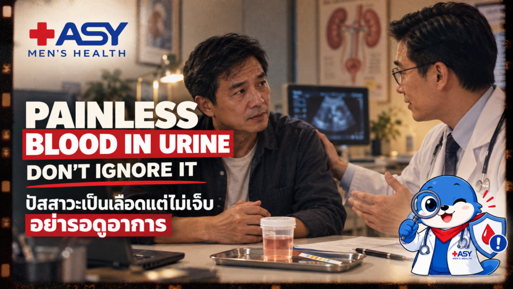 Painless visible hematuria evaluation by a urologist at ASY Clinic Pattaya